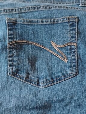 Gloria Vanderbilt Women’s Plus Size 22W  Blue Stretch Capris